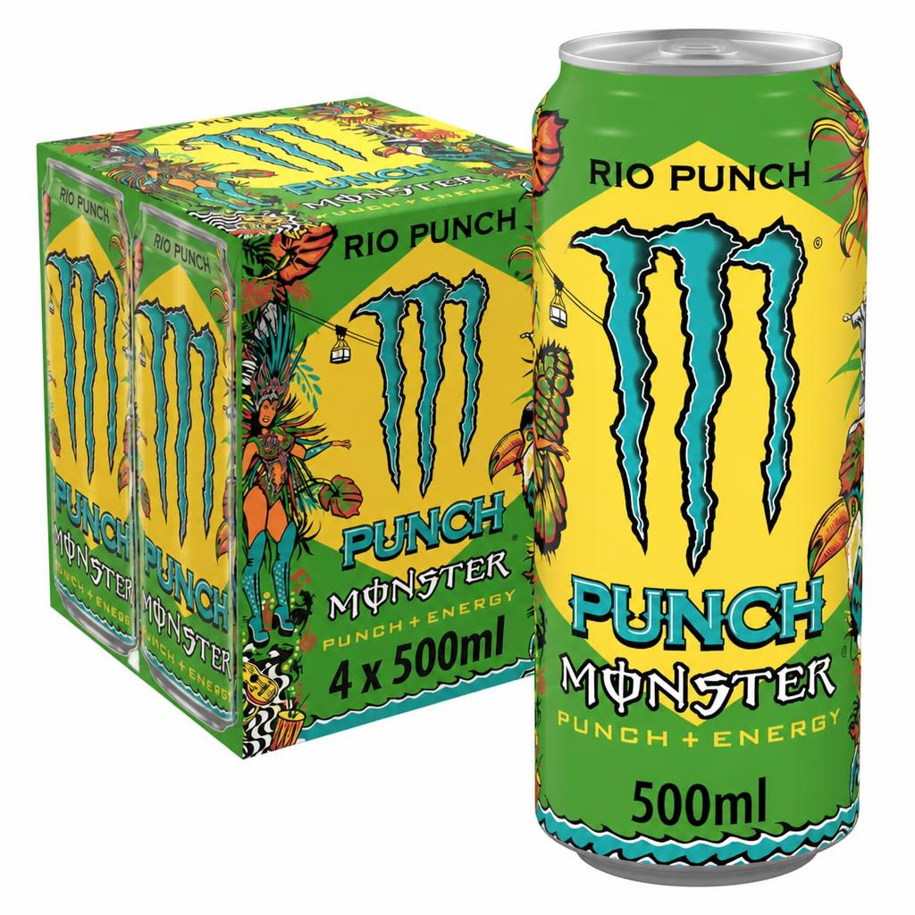Monster Energy Juice Rio Punch 4x500ml
