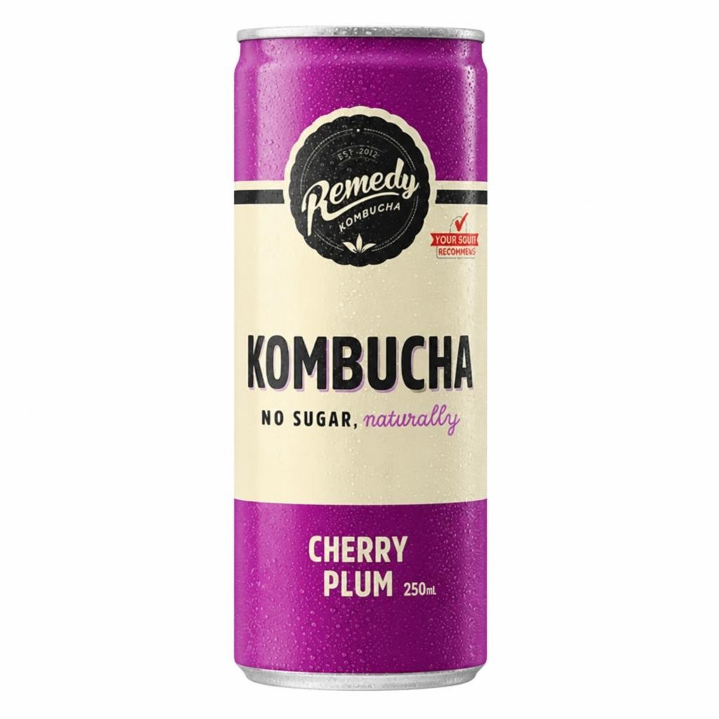 Cherry Plum Kombucha 250ml (Remedy) | Multi
