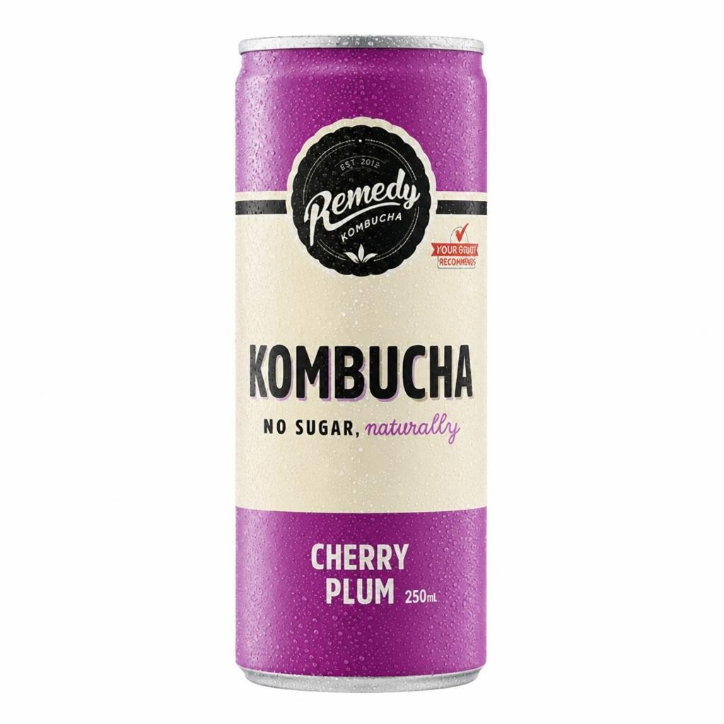 Cherry Plum Kombucha 250ml (Remedy) | Multi