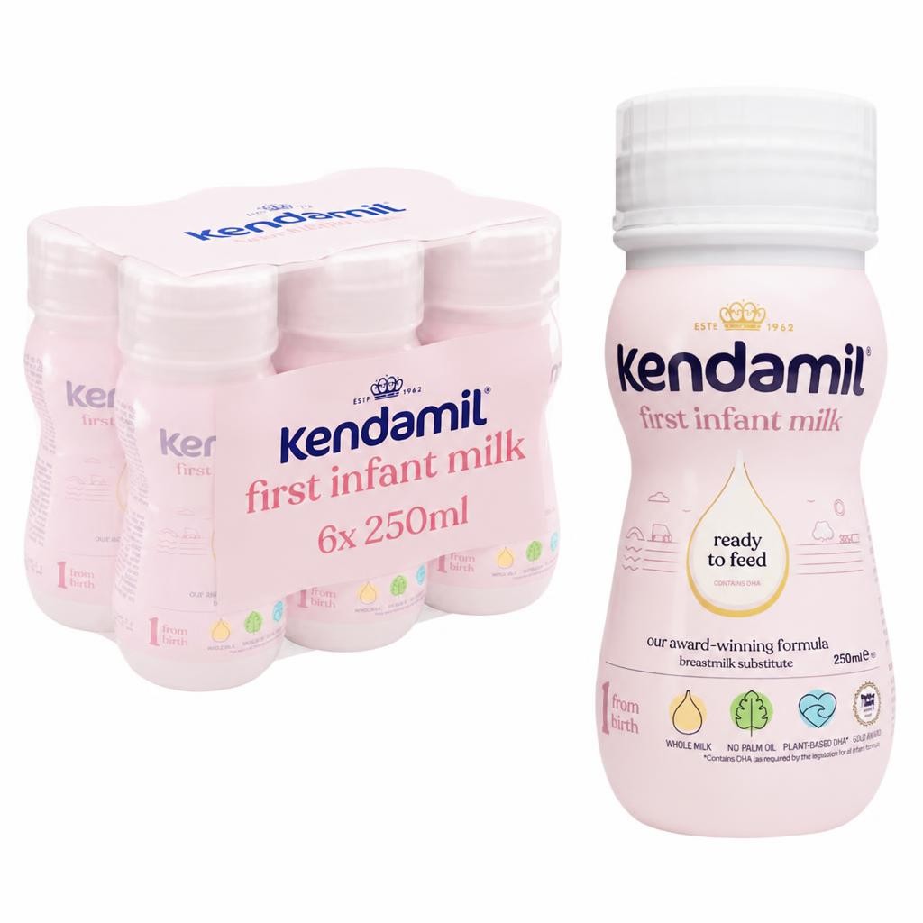 Kendamil Ready to Feed First Infant Milk 6x250ml 0+ Months
