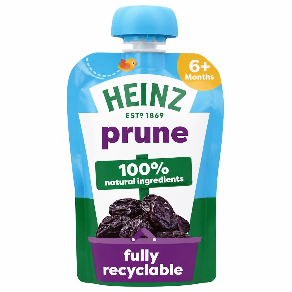 Heinz Prune Baby Food Fruit Puree Pouch 100g