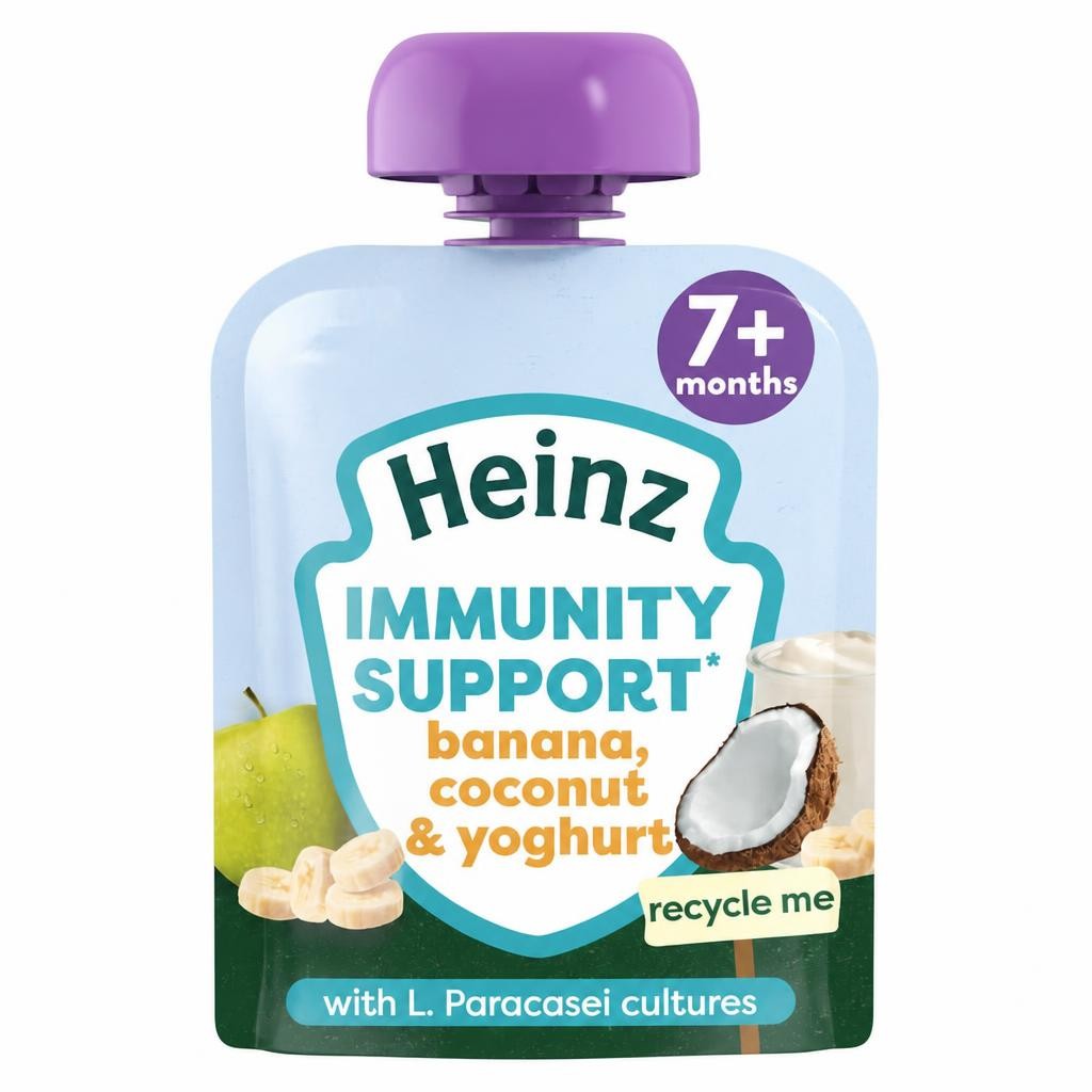 Heinz Immunity Support Baby Food Pouch - Banana, Coconut & Yoghurt 85g