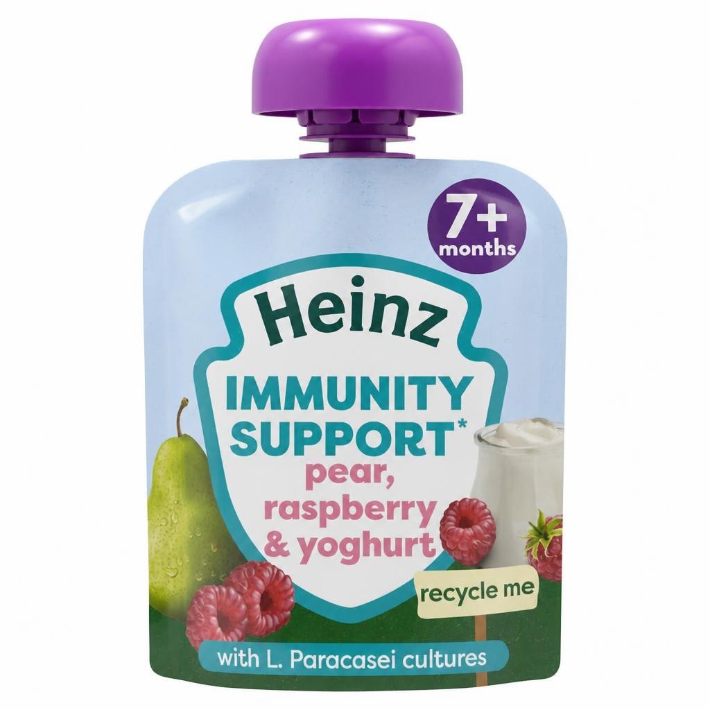 Heinz Immunity Support Baby Food Pear, Raspberry & Yoghurt 85g