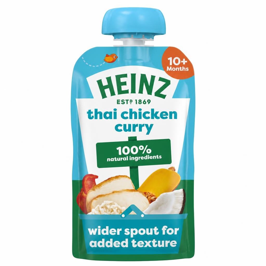 Heinz Thai Chicken Curry Baby Food Pouch 180g