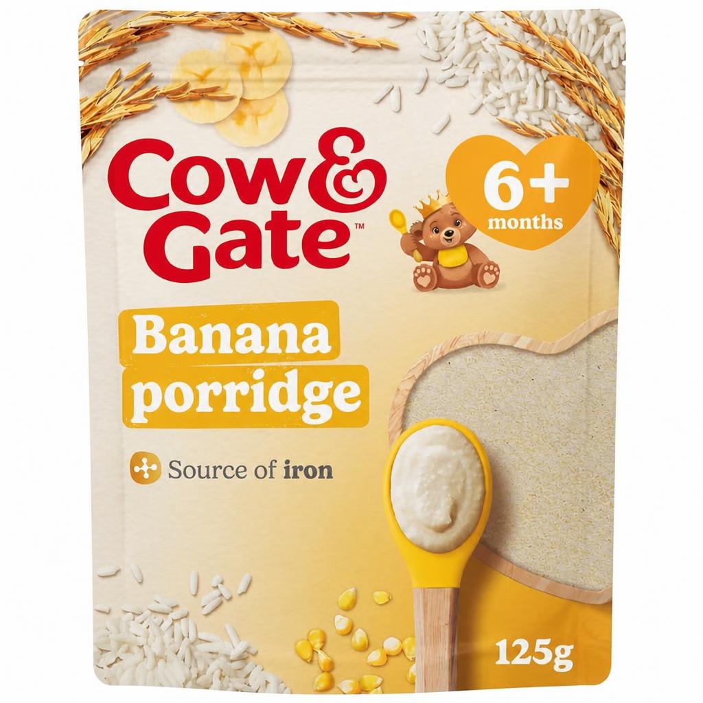 Cow And Gate Banana Porridge 125G