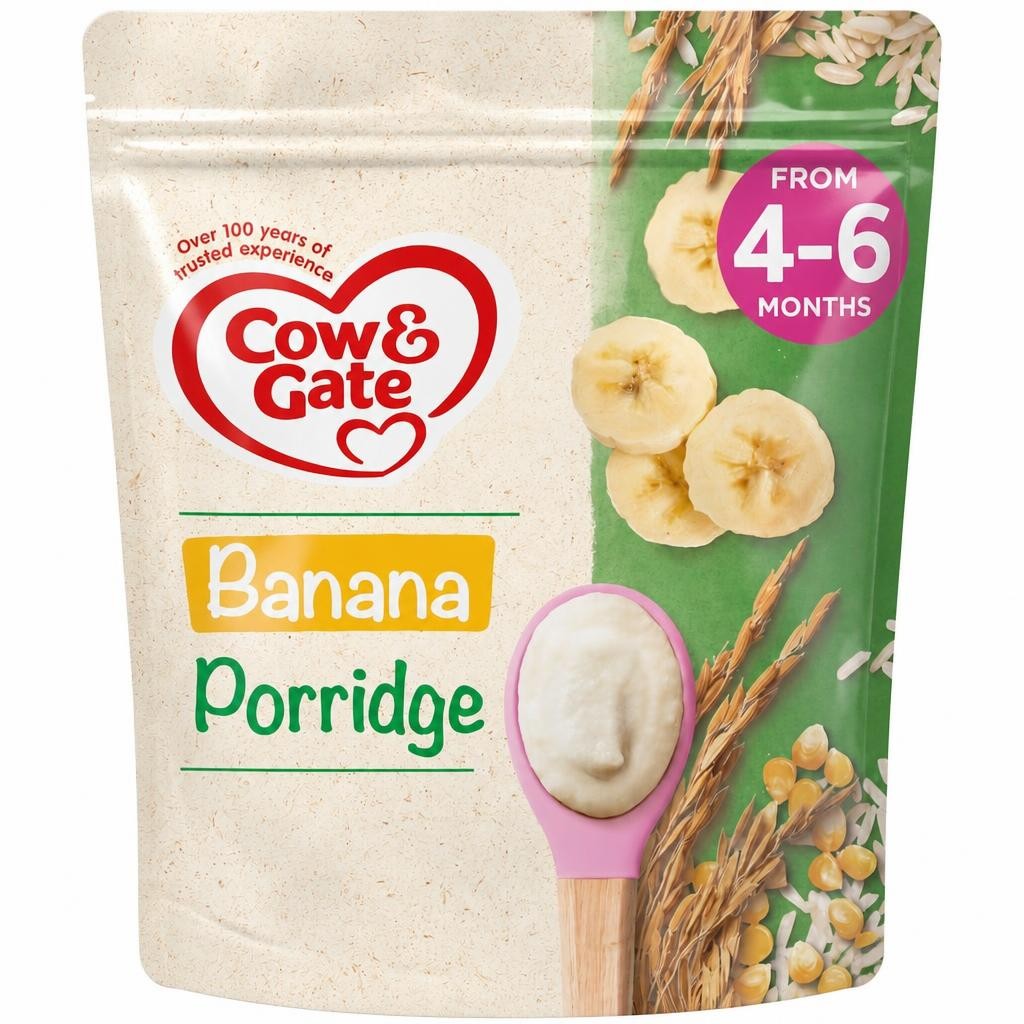 Cow And Gate Banana Porridge 125G