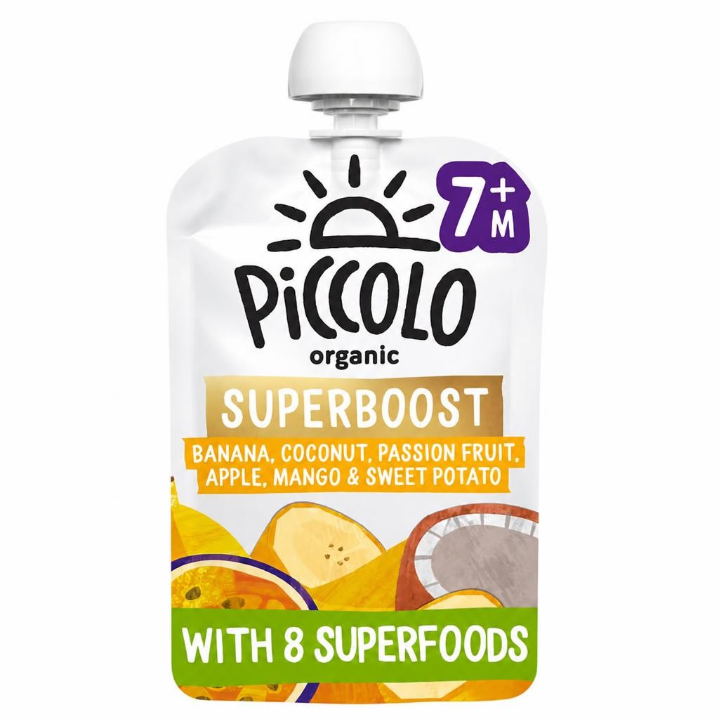 Piccolo Organic Superboost Banana, Mango, Coconut and Passionfruit 100g