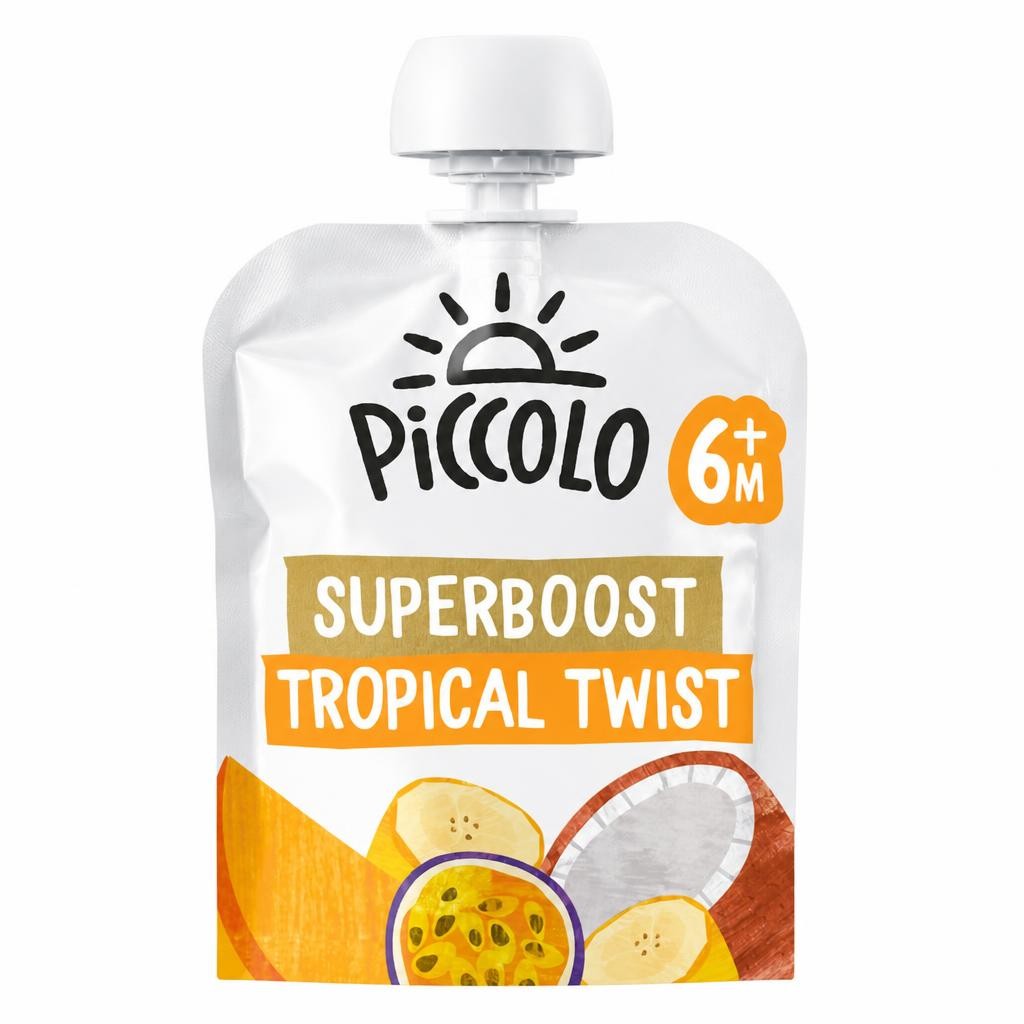 Piccolo Organic Superboost Banana, Mango, Coconut and Passionfruit 100g
