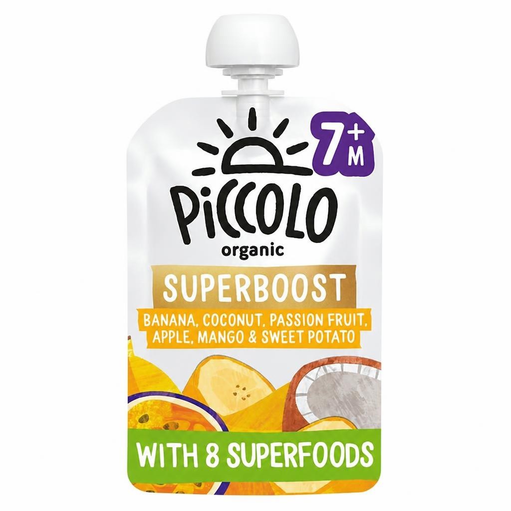 Piccolo Organic Superboost Banana, Mango, Coconut and Passionfruit 100g