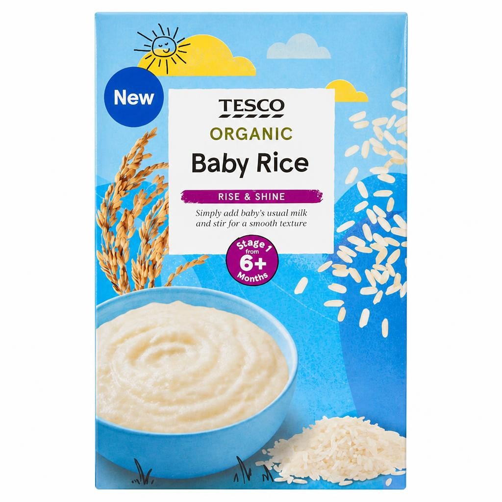 Tesco Organic Baby Rice 100g
