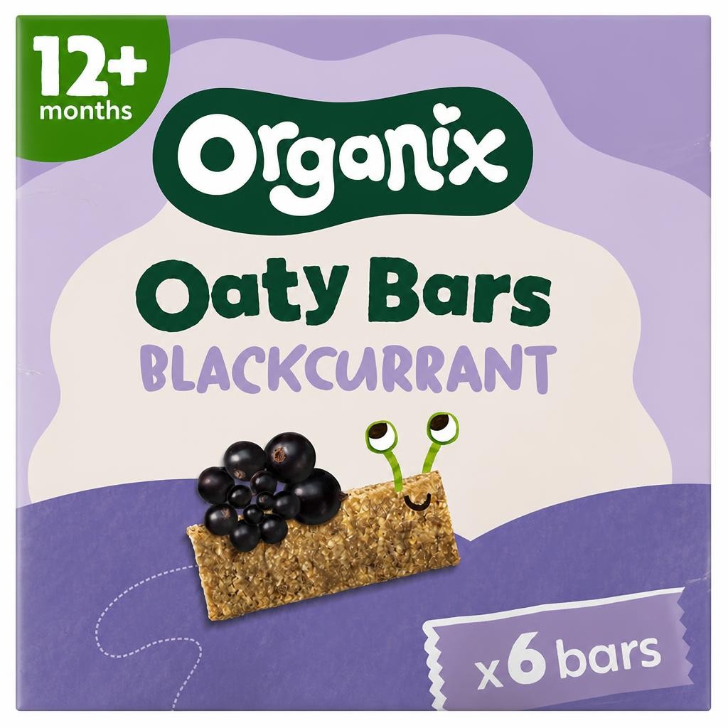 Organix Blackcurrant Soft Oaty Bars 6x23g