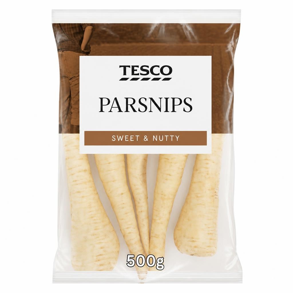 Tesco Parsnips 500G