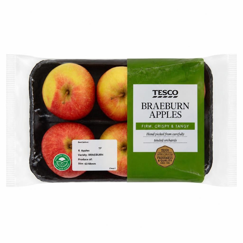 Tesco Braeburn Apple Minimum 5 Pack