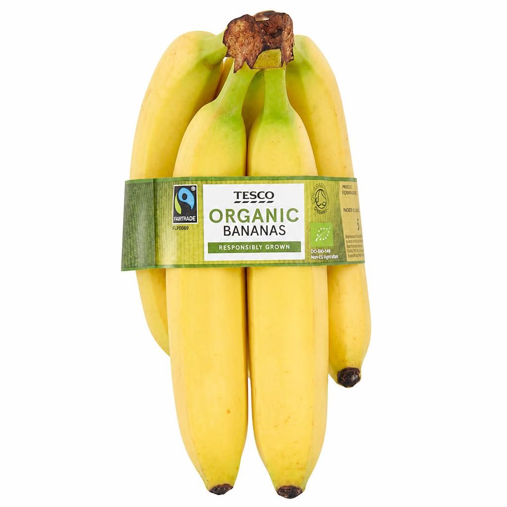 Tesco Fairtrade Organic Bananas 5 Pack