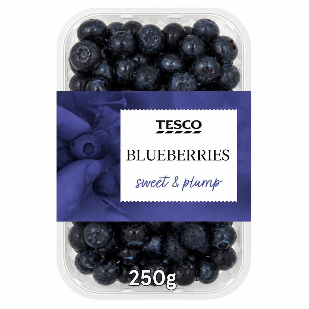 Tesco Blueberries 250G