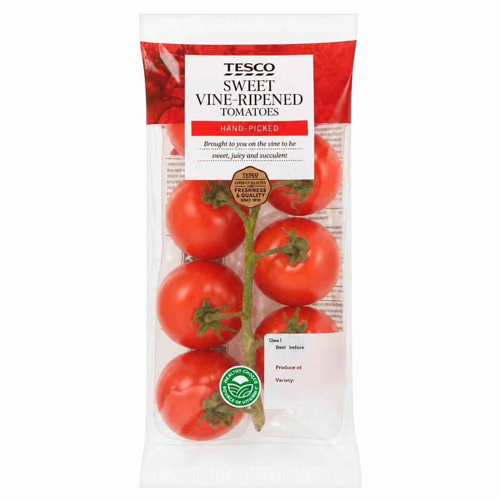 Tesco Sweet Vine Ripened Tomatoes 255G