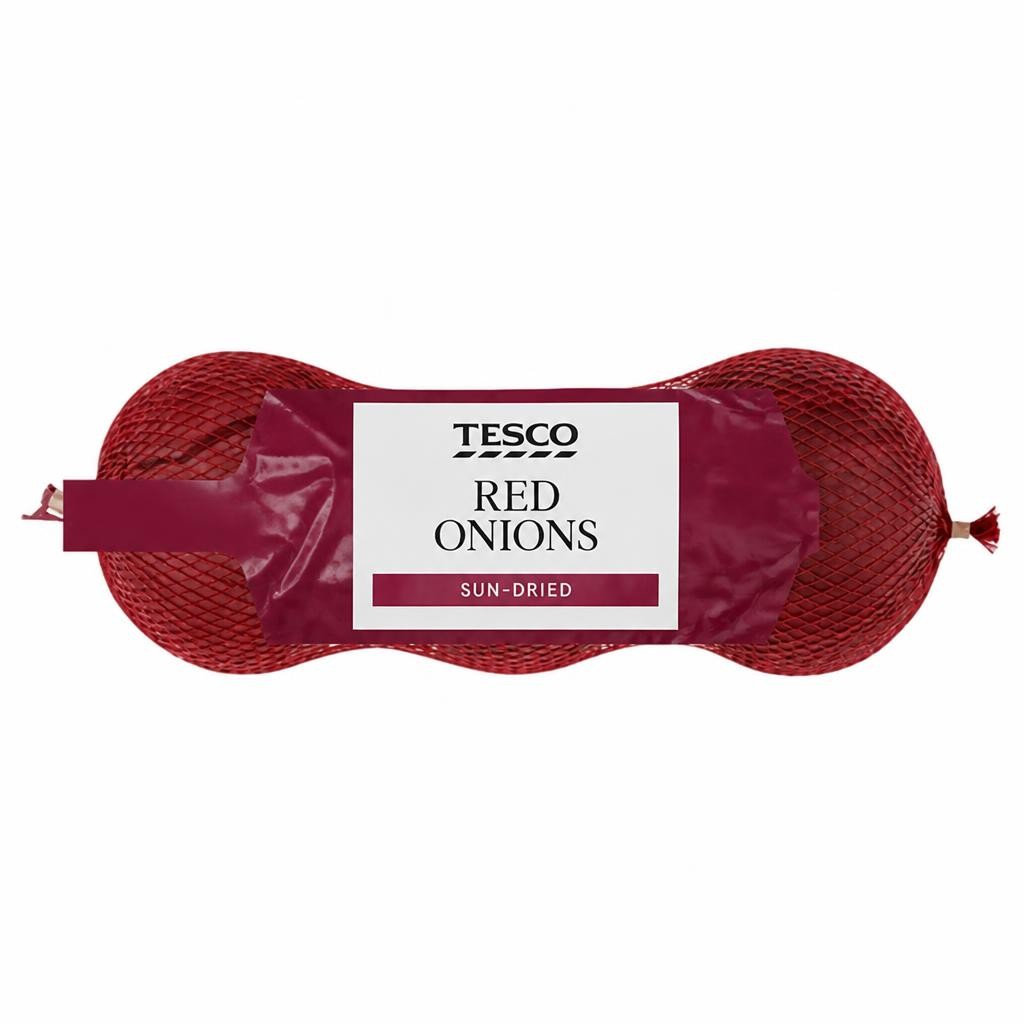 Tesco Red Onions 3Pack Minimum