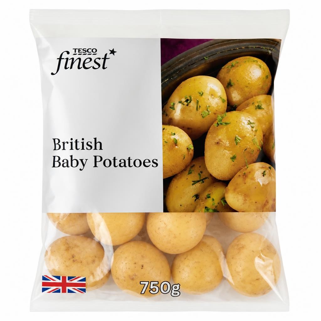 Tesco Finest Baby Potatoes 750G