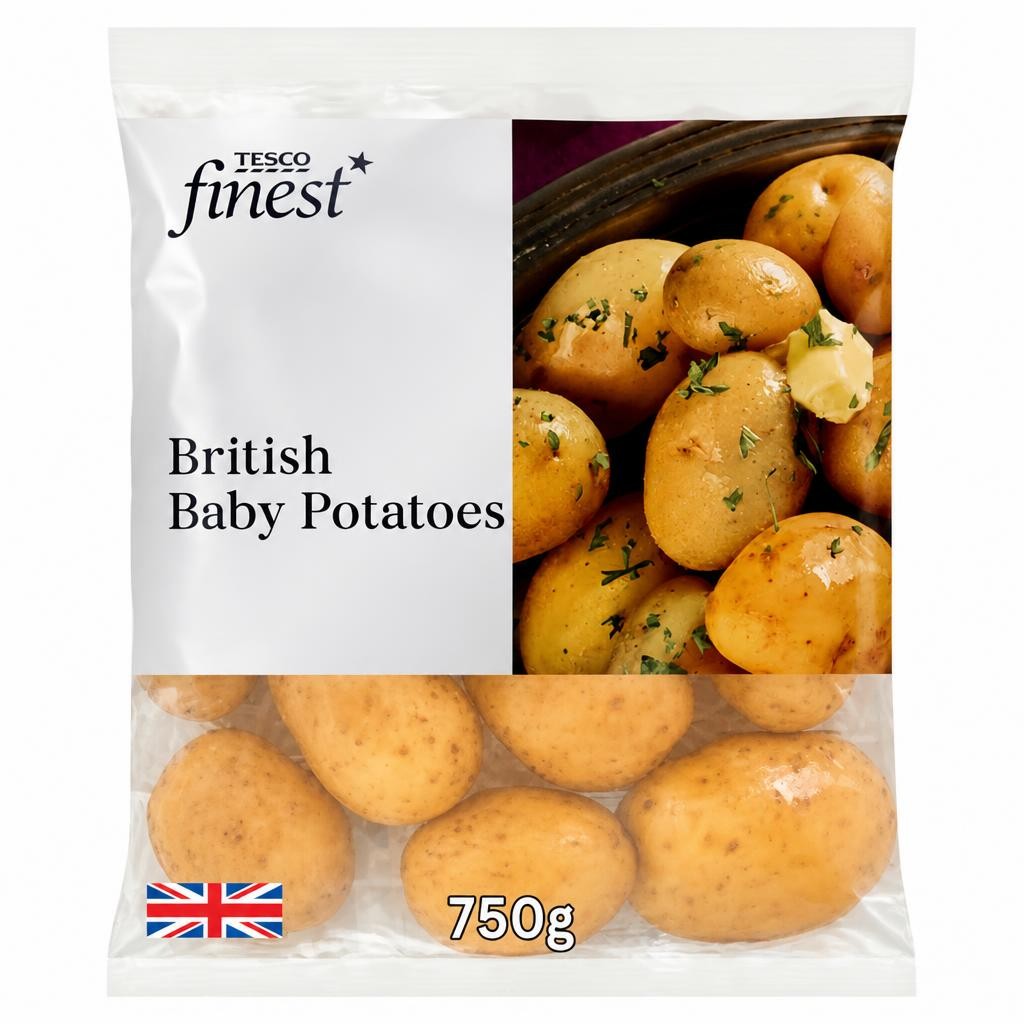 Tesco Finest Baby Potatoes 750G