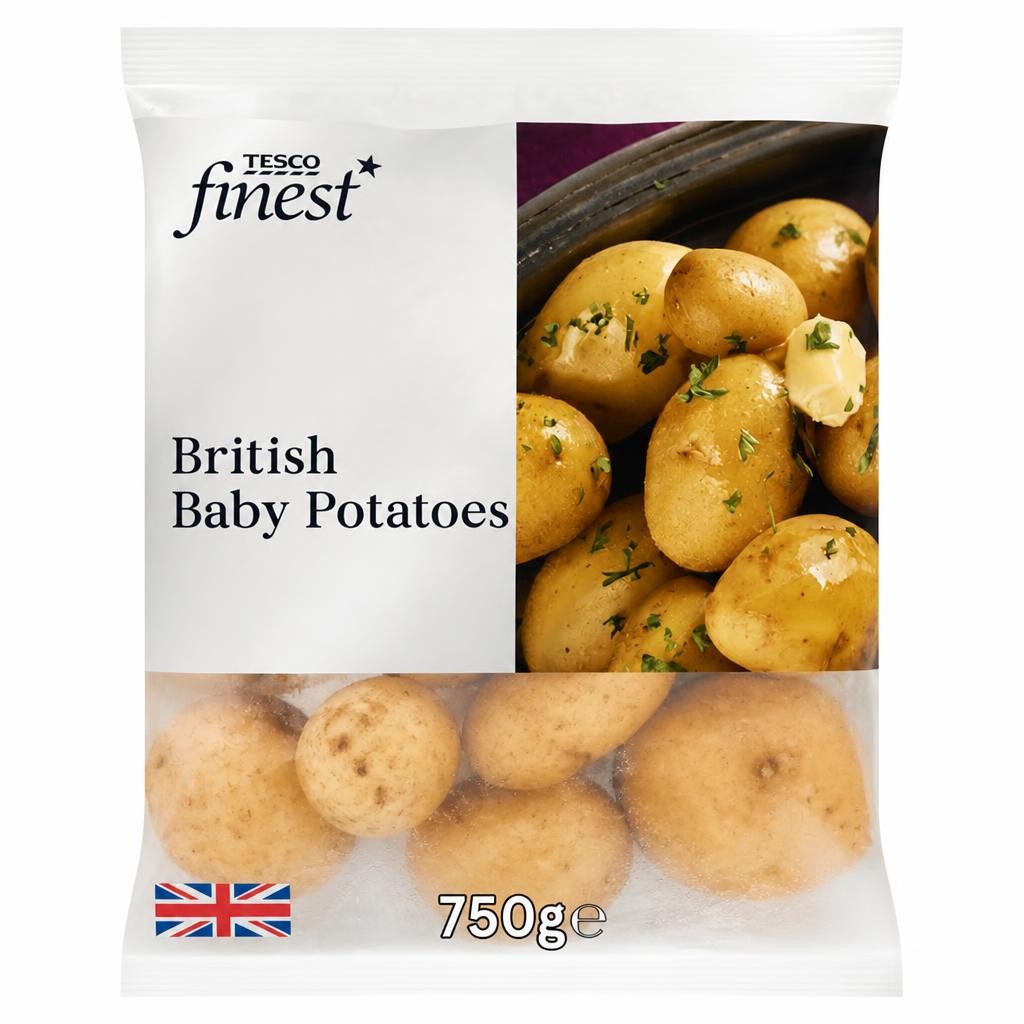 Tesco Finest Baby Potatoes 750G