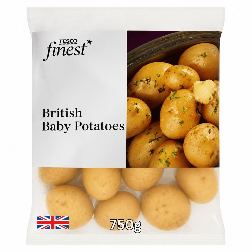 Tesco Finest Baby Potatoes 750G
