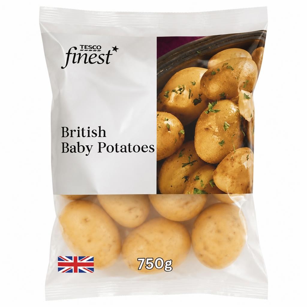 Tesco Finest Baby Potatoes 750G