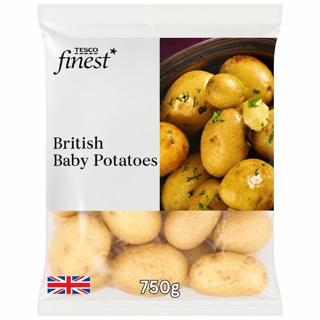 Tesco Finest Baby Potatoes 750G