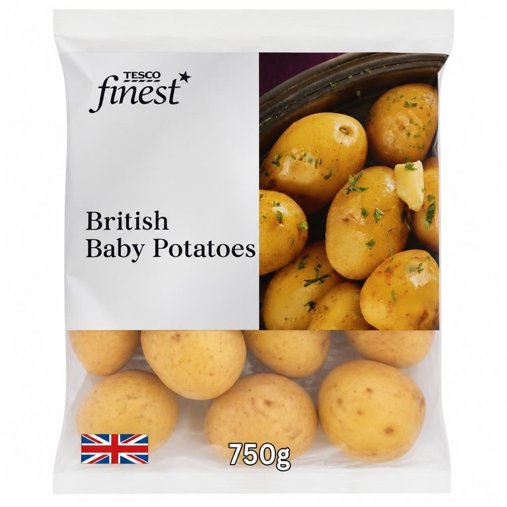 Tesco Finest Baby Potatoes 750G