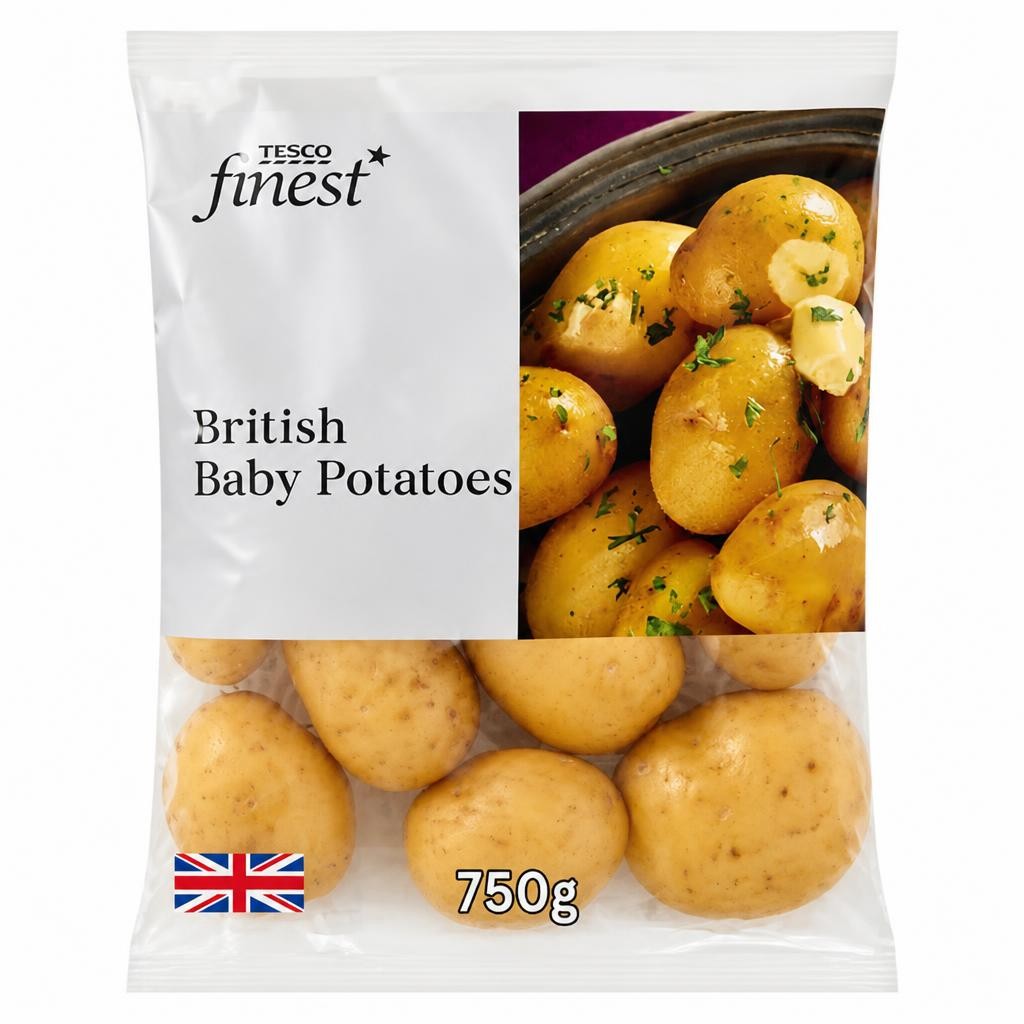 Tesco Finest Baby Potatoes 750G