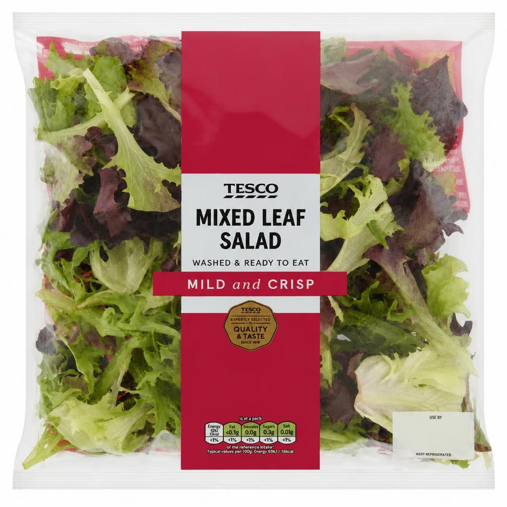 Tesco Mixed Leaf Salad 120G