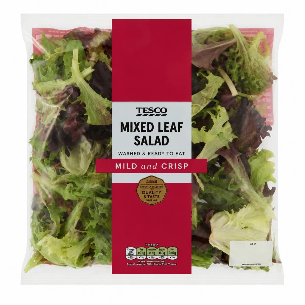Tesco Mixed Leaf Salad 120G