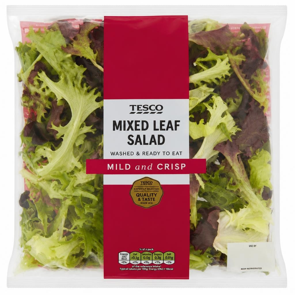 Tesco Mixed Leaf Salad 120G