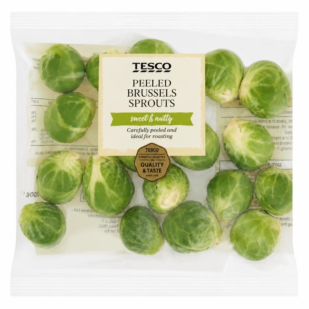 Tesco Peeled Brussels Sprouts 200G