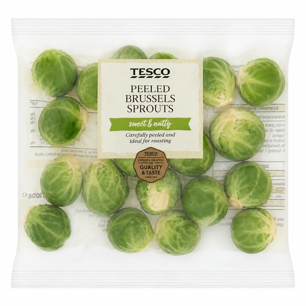 Tesco Peeled Brussels Sprouts 200G