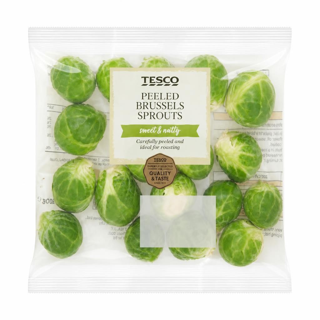 Tesco Peeled Brussels Sprouts 200G