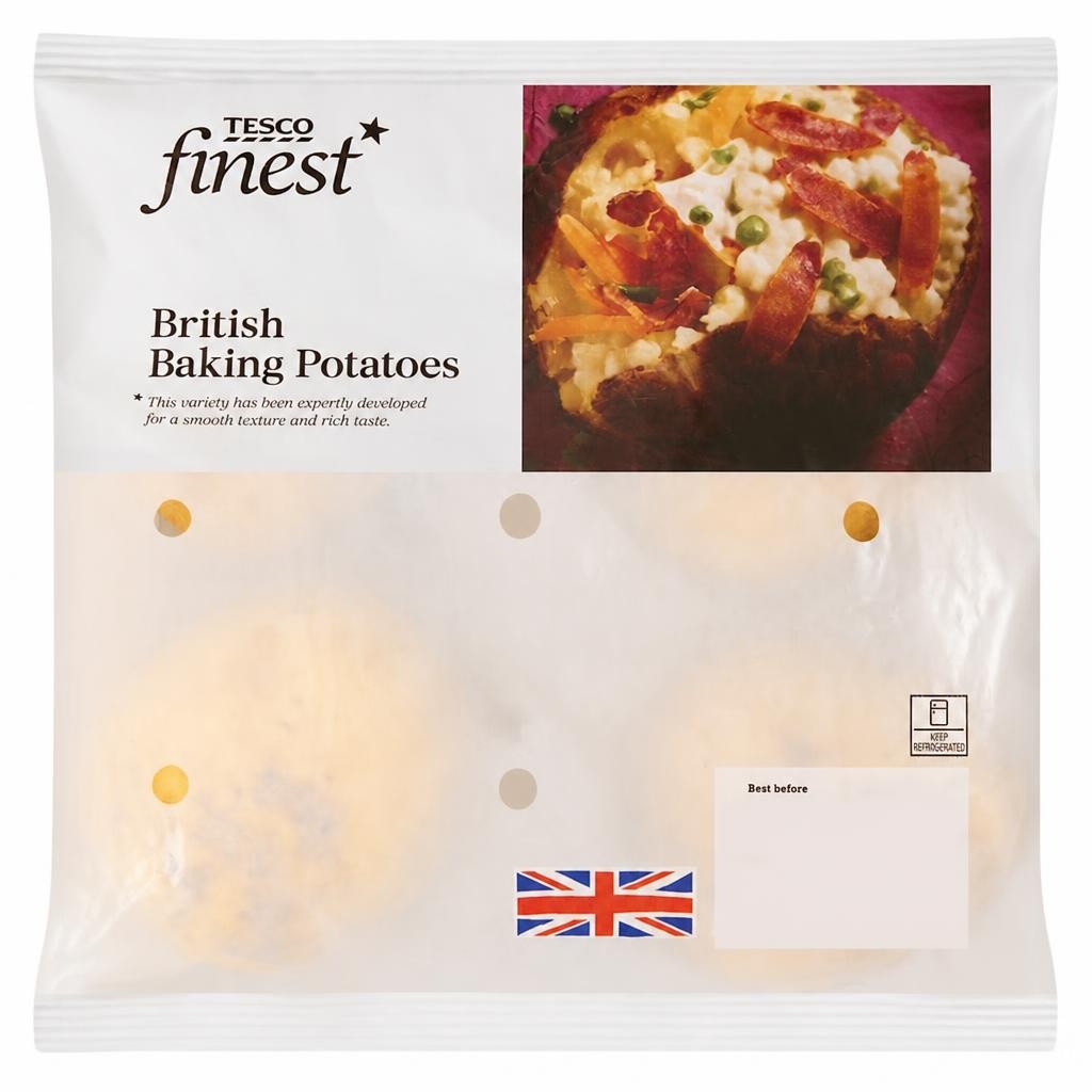 Tesco Finest Jacket Potatoes 4 Pack