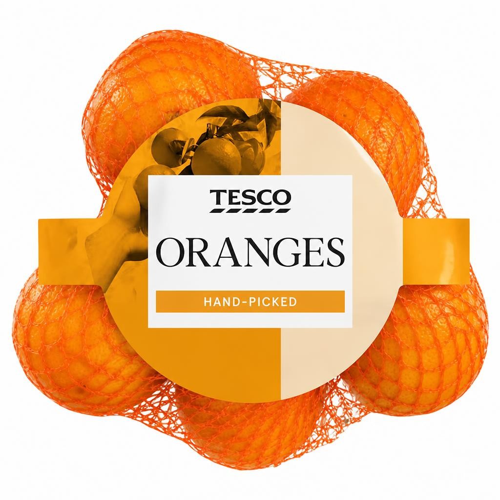 Tesco Orange Minimum 5 Pack