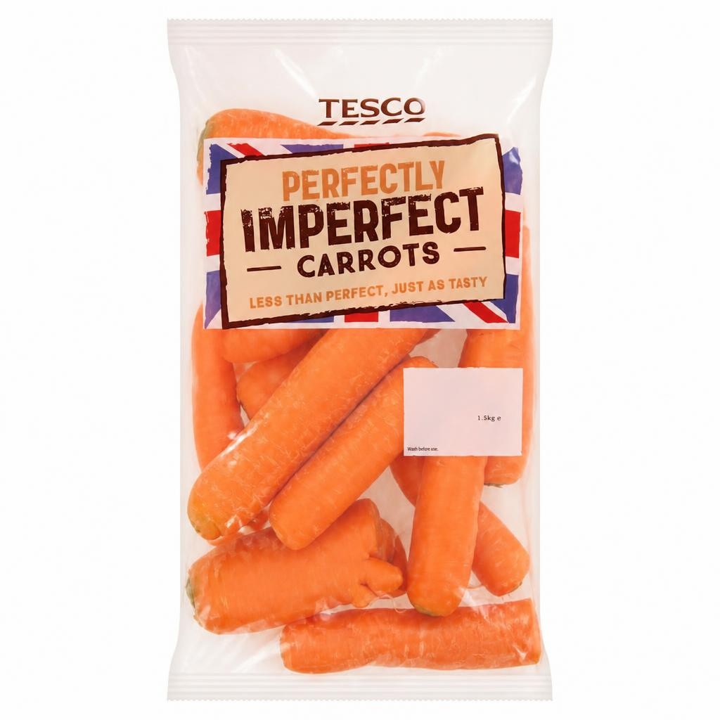 Tesco Perfectly Imperfect Carrots 1.5Kg