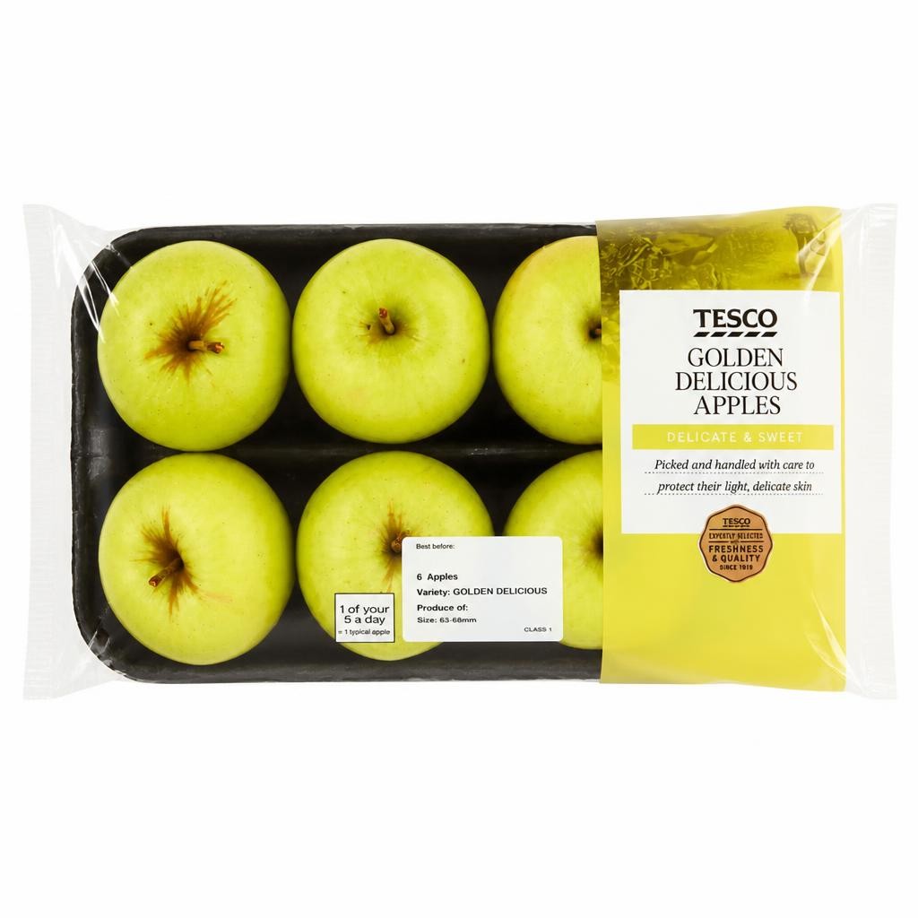 Tesco Golden Delicious Apple Minimum 5 Pack