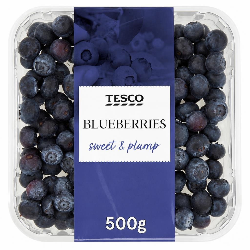 Tesco Blueberries 500G