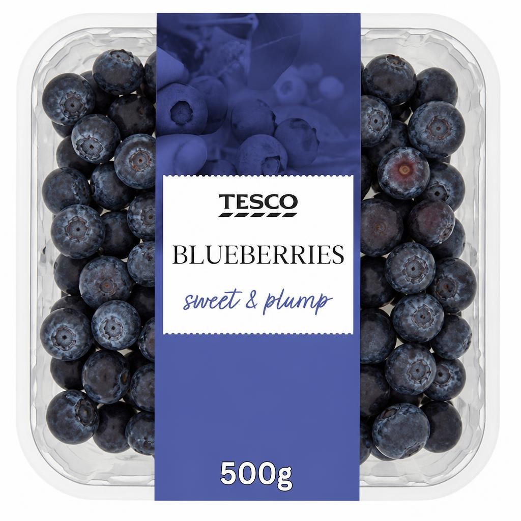 Tesco Blueberries 500G