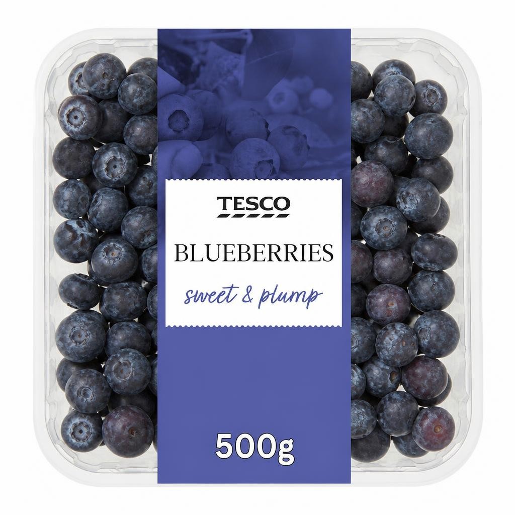 Tesco Blueberries 500G