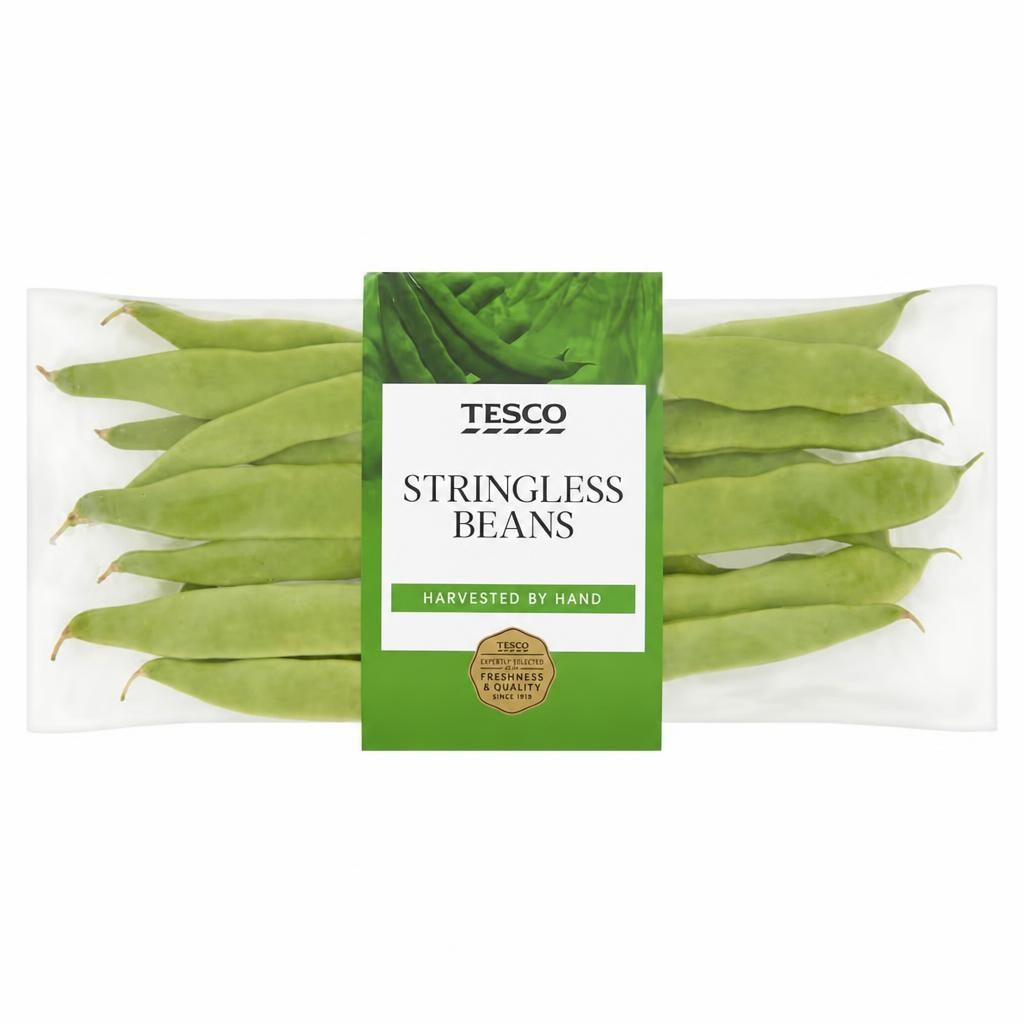 Tesco Stringless Beans 180G