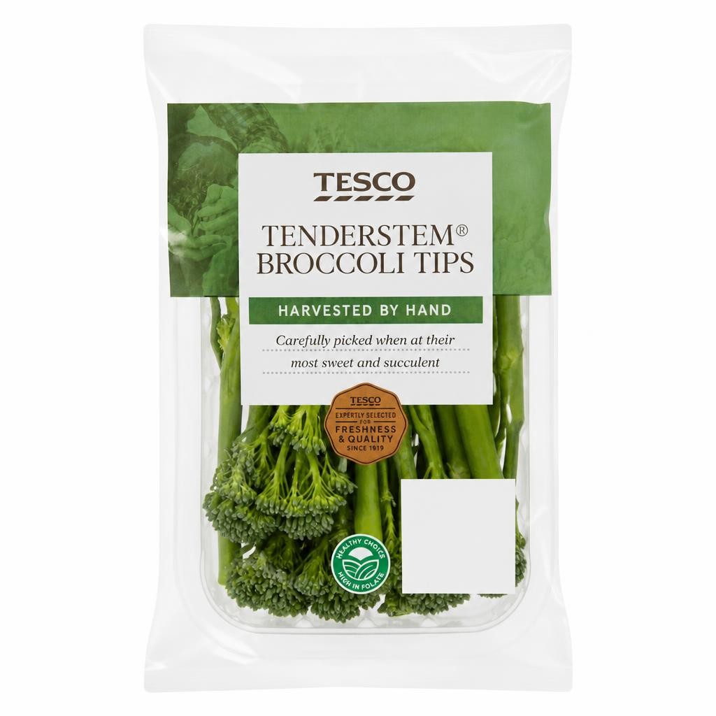 Tesco Tenderstem Broccoli Tips 120G