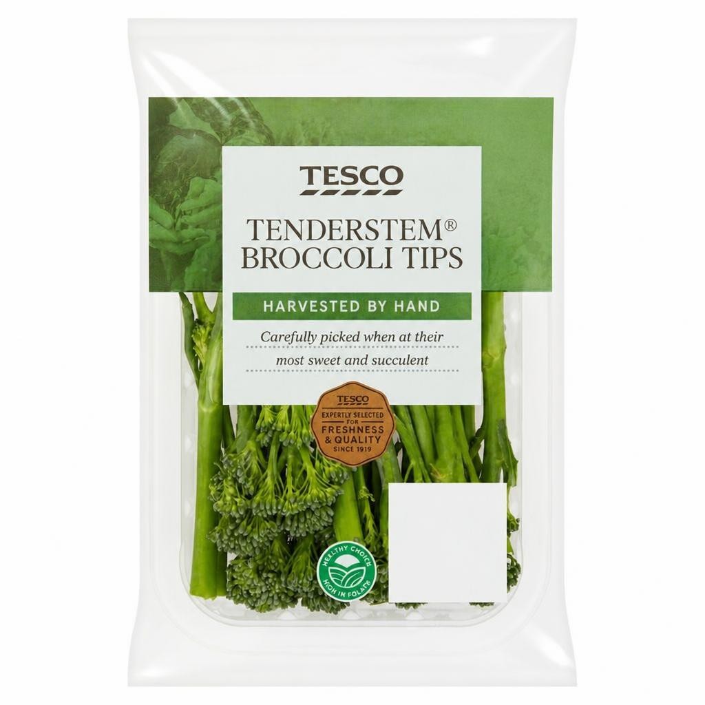 Tesco Tenderstem Broccoli Tips 120G