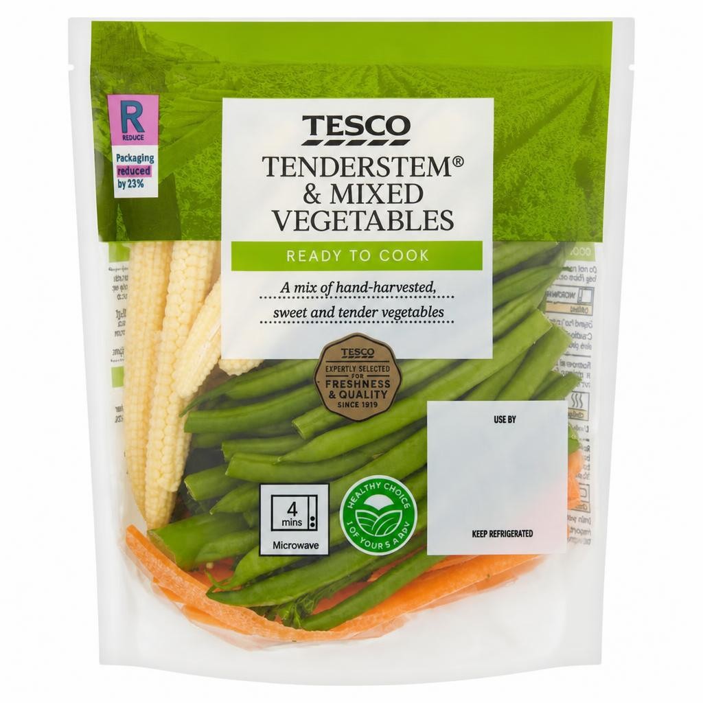 Tesco Tenderstem & Mixed Vegetables 160G