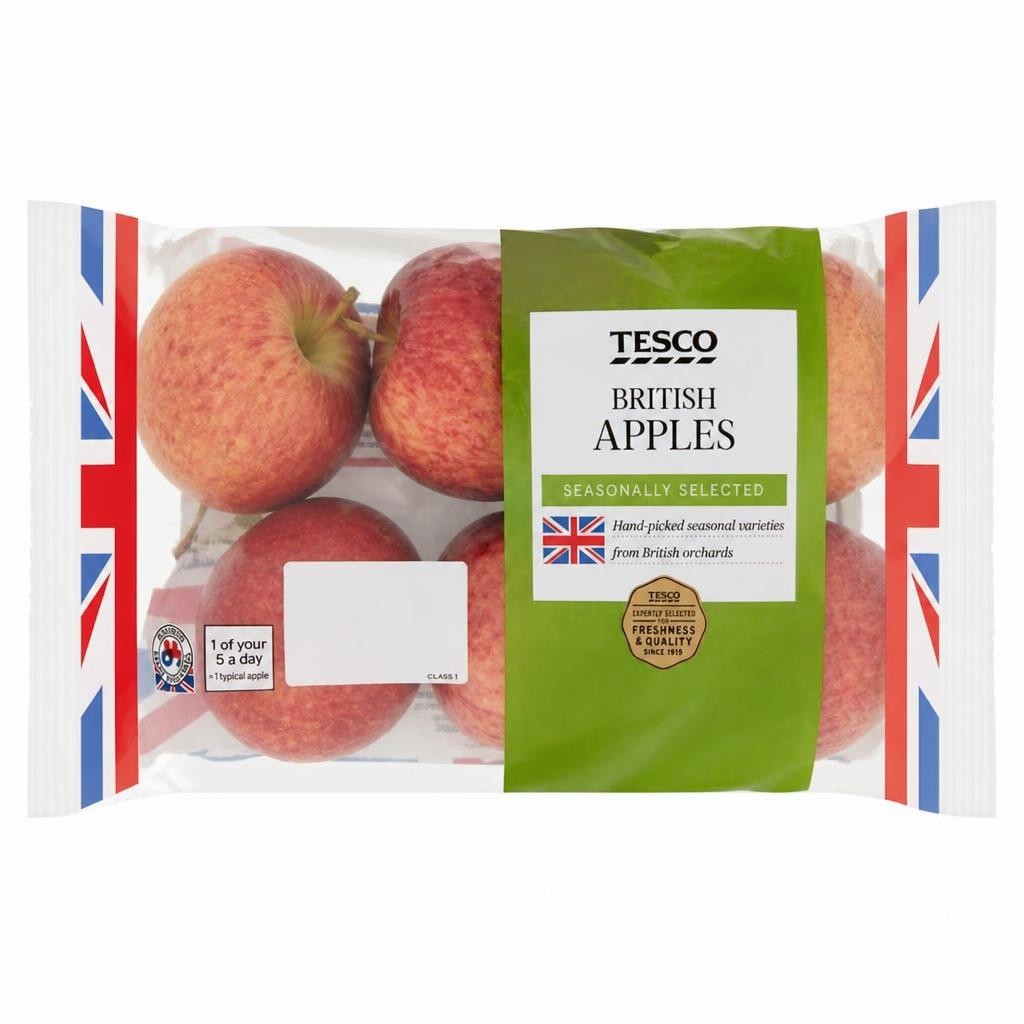 Tesco British Apples Minimum 5 Pack