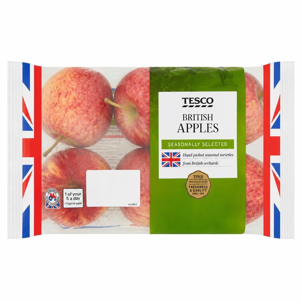 Tesco British Apples Minimum 5 Pack
