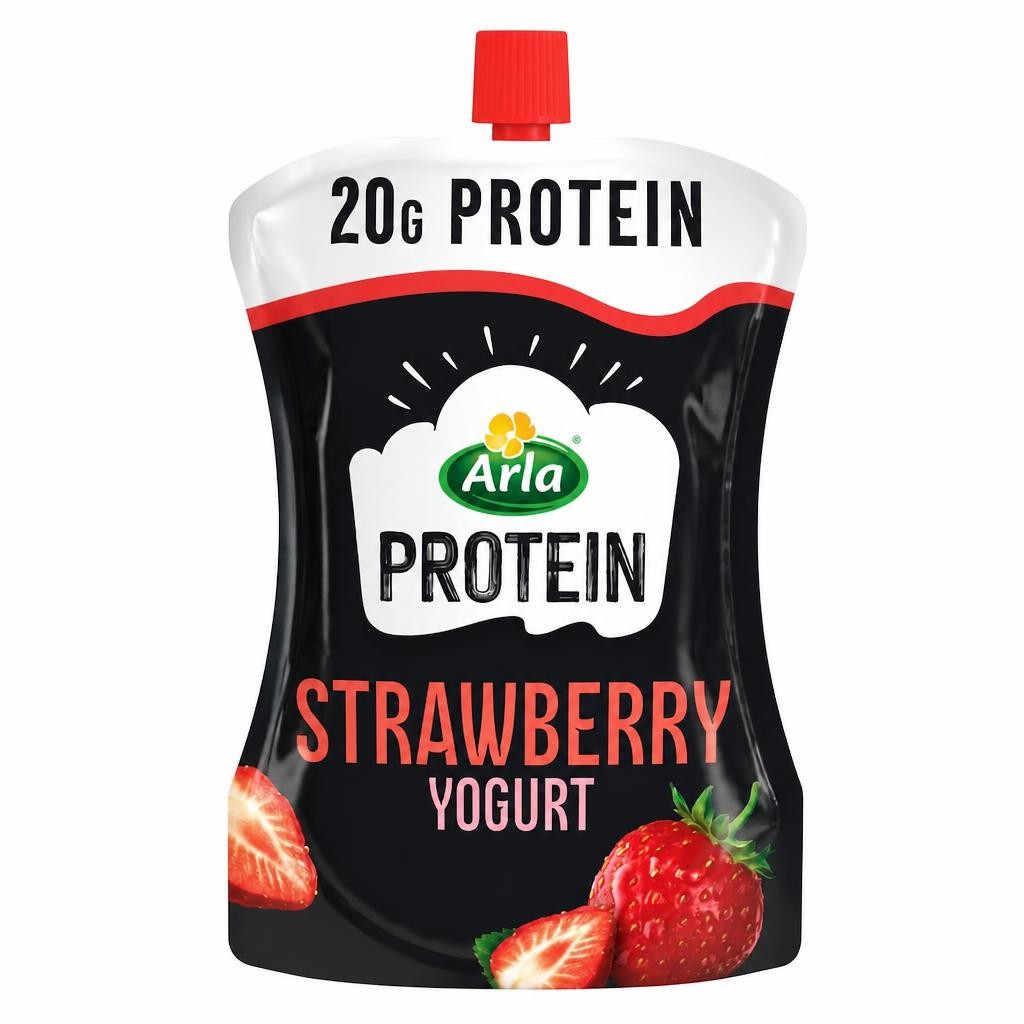Arla Protein Strawberry Yogurt Pouch 200g