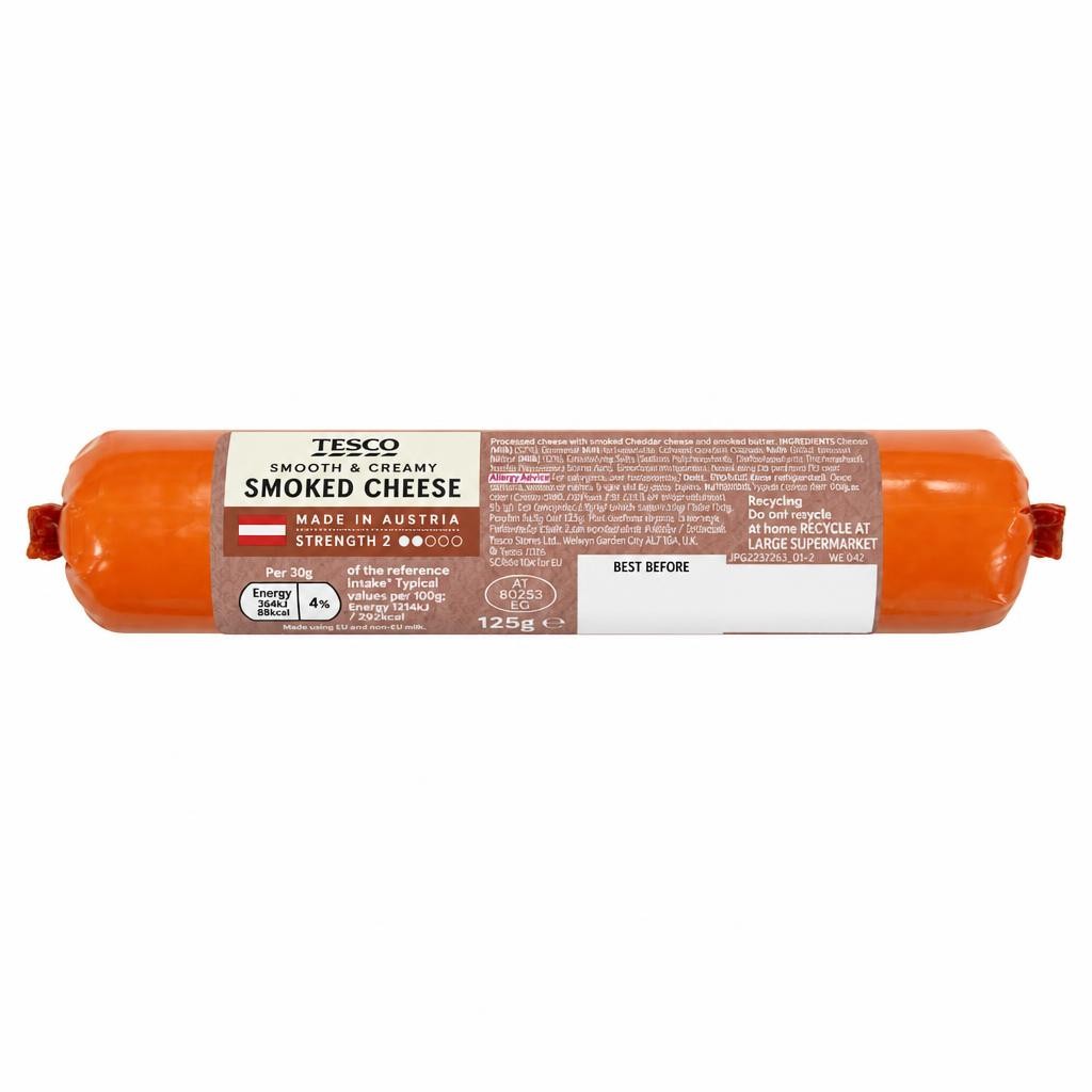 Tesco Smoked Cheese 125G